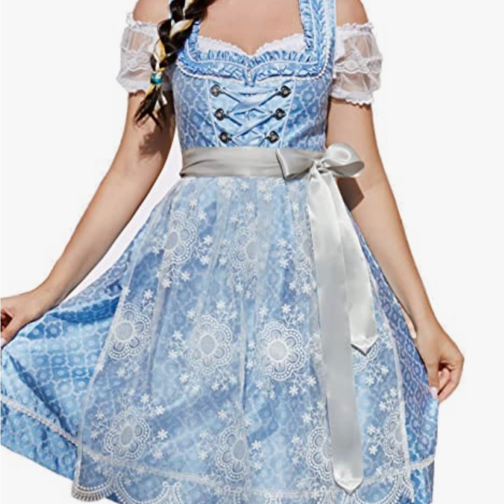 German Dirndl Dress Traditional Bavarian Oktoberfest! Extremely well made NWTS
